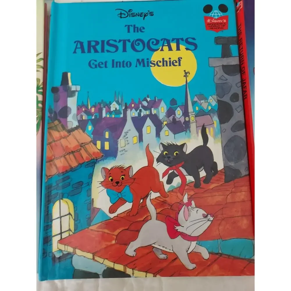 Lot Of 10 Wonderful World Of Reading Disney Books EUC Aristocats Pooh Dumbo Jafr
